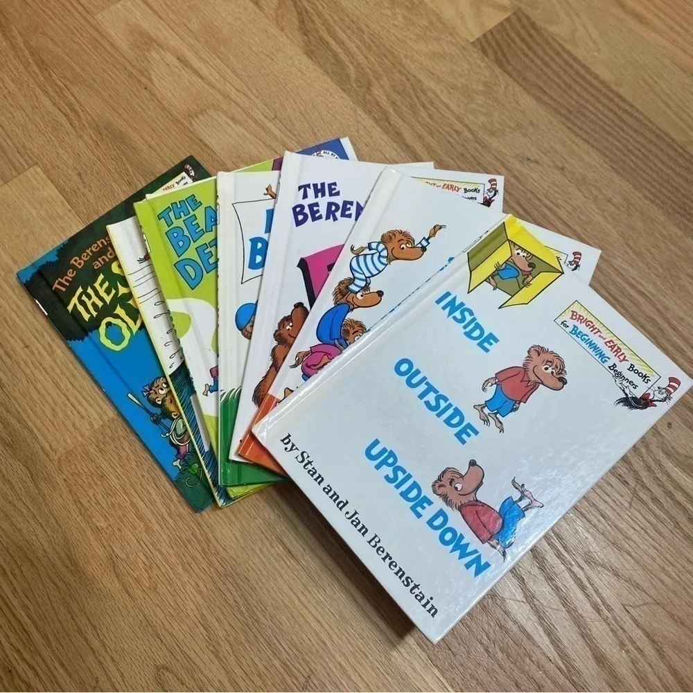 Berenstain Bear Hardcover Book Bundle Lot Bright & Early Books for Beginning